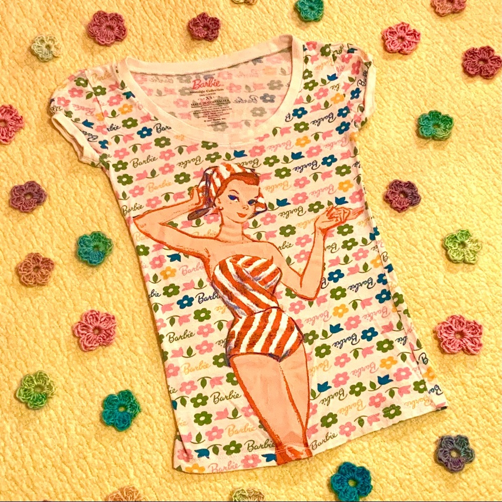 SOLD Vintage Barbie Swimsuit Shirt Nostalgic Collection
